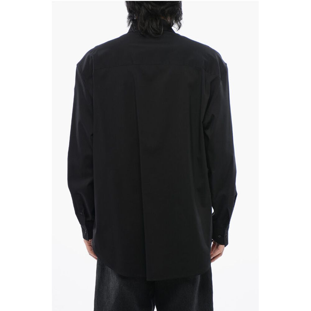 Off-White Buttons Down Solid Color Shirt