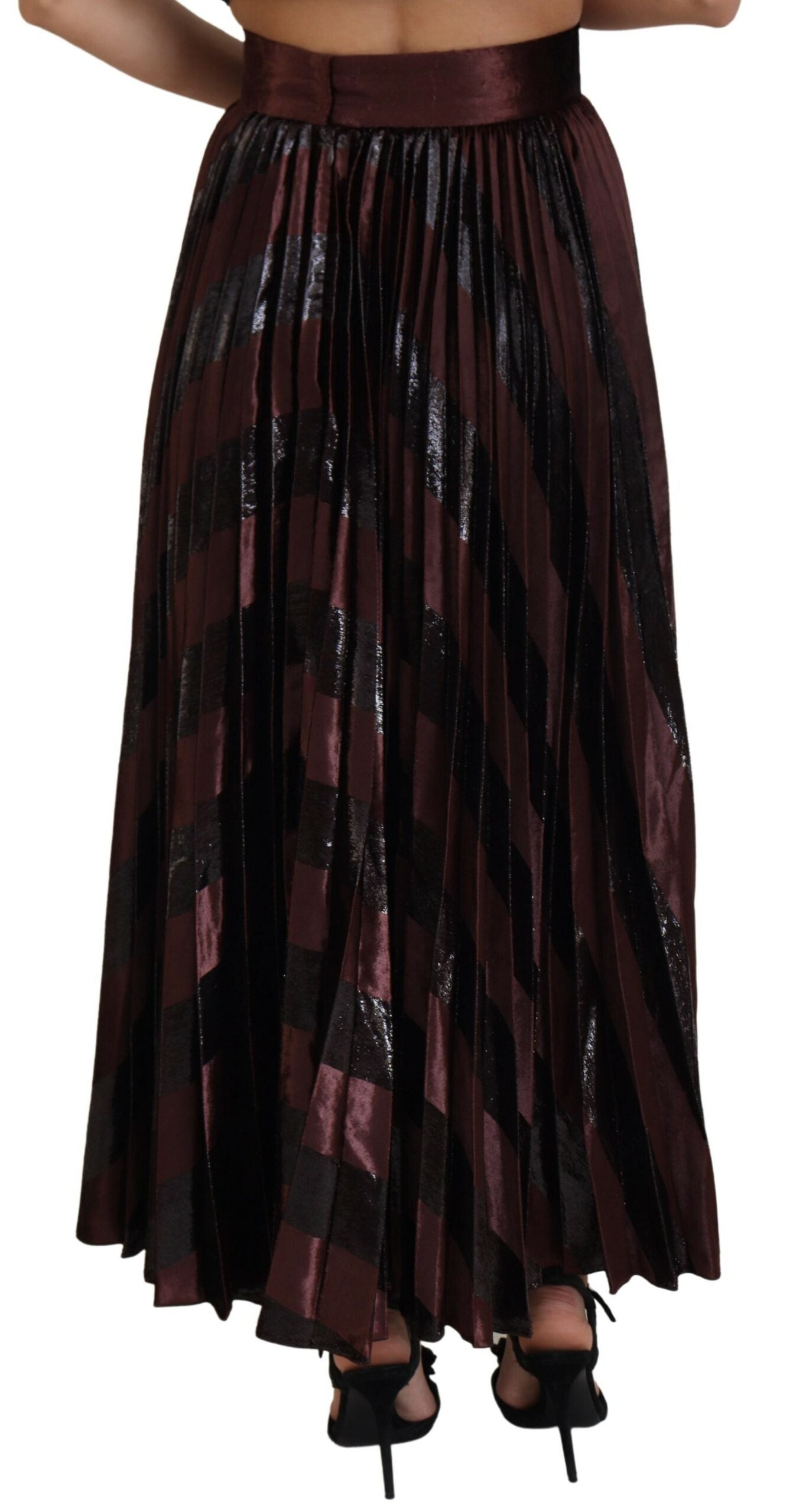 Dolce & Gabbana Elegant High Waist A-Line Maxi Skirt