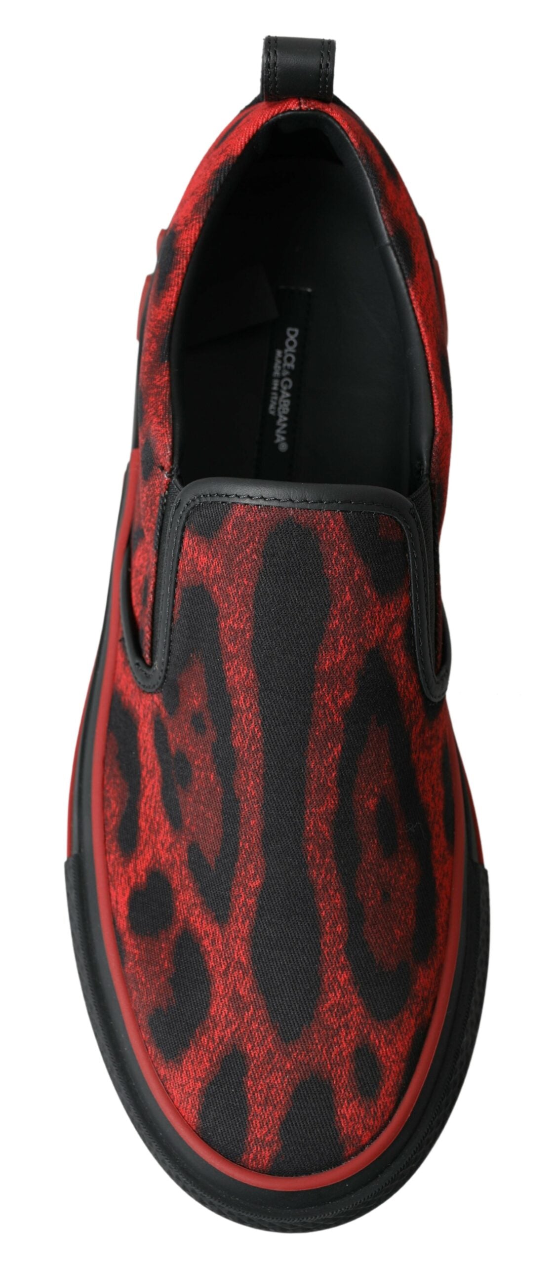 Dolce & Gabbana Chic Leopard Print Loafers Sneakers