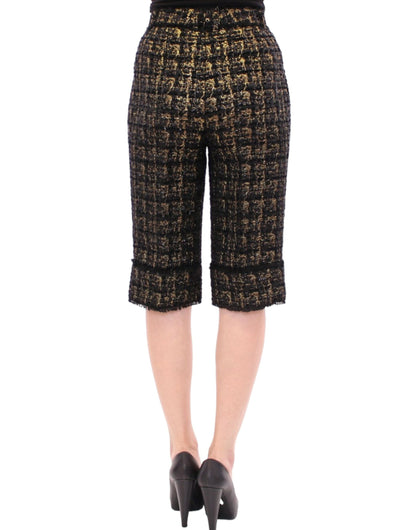 Dolce & Gabbana Elegant Designer Woven Shorts