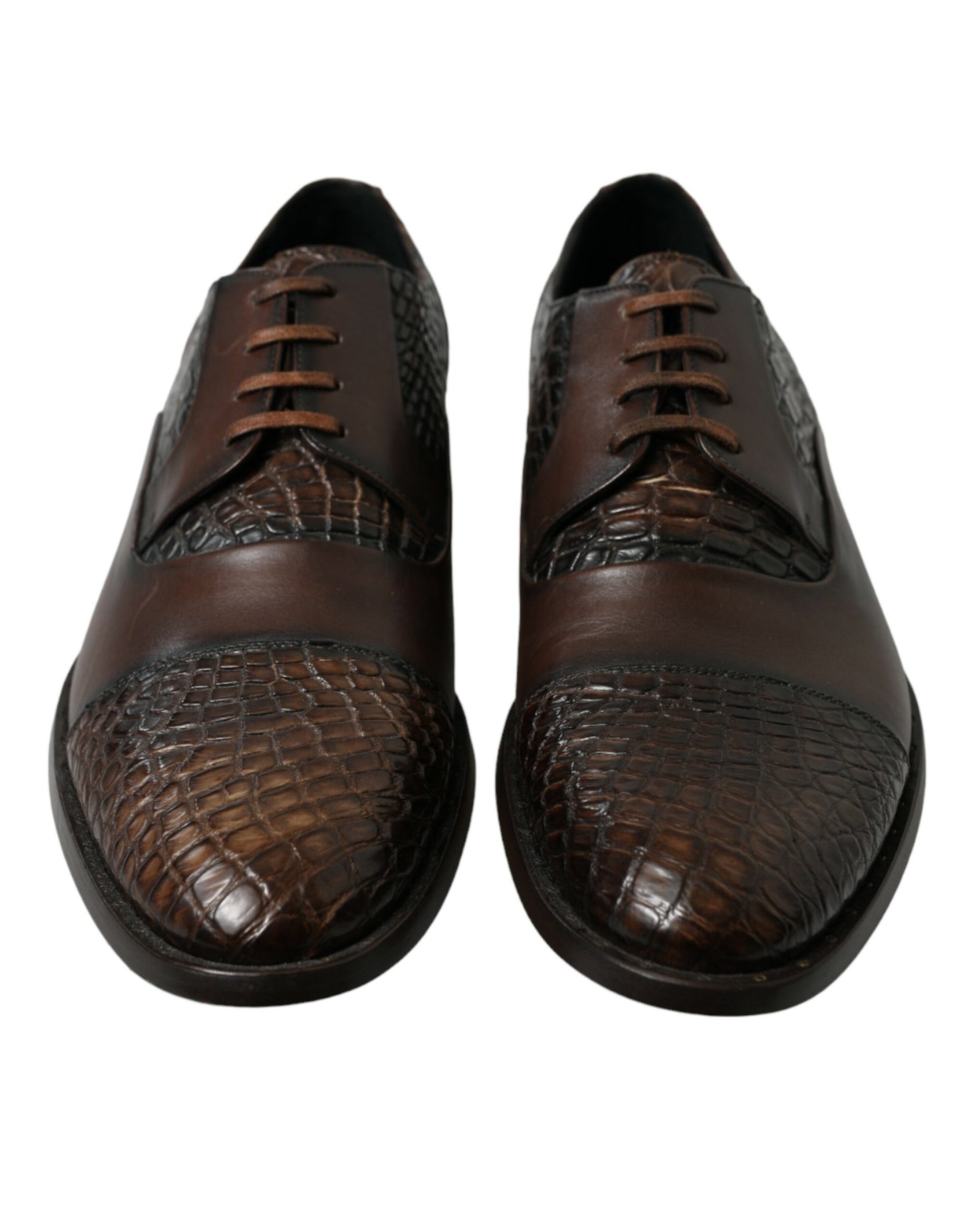 Dolce & Gabbana Elegant Textured Leather Oxford Dress Shoes