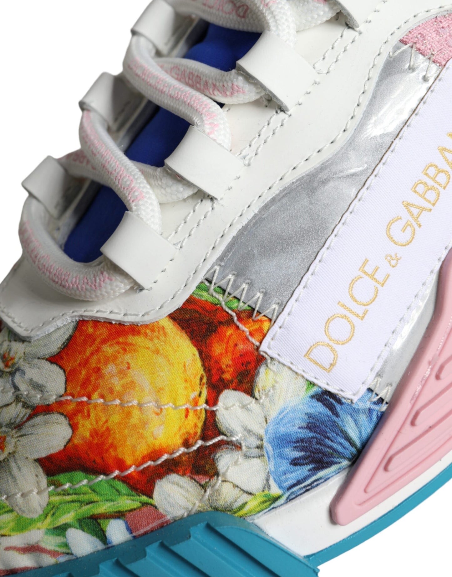 Dolce & Gabbana Multicolor Patchwork NS1 Low Top Sneaker Shoes