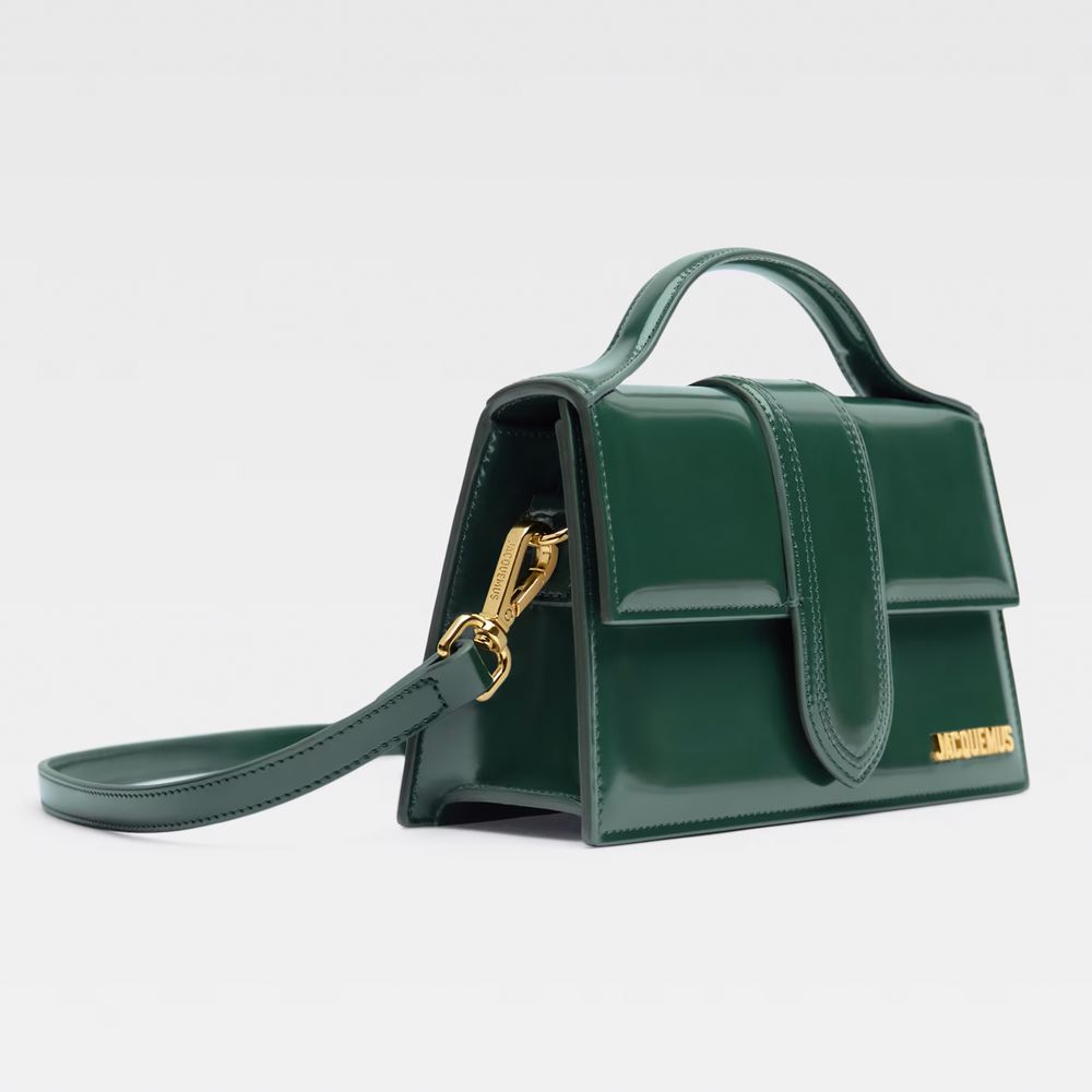 Green Leather Crossbody Bag