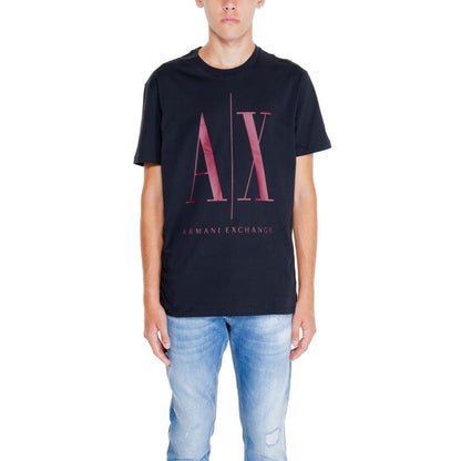 Armani Exchange Bordeaux Cotton T-Shirt