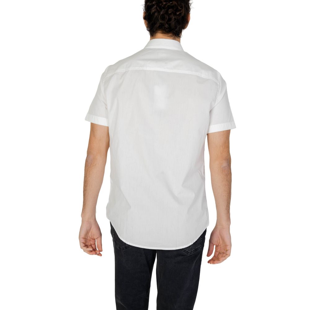 Armani Exchange White Cotton Shirt