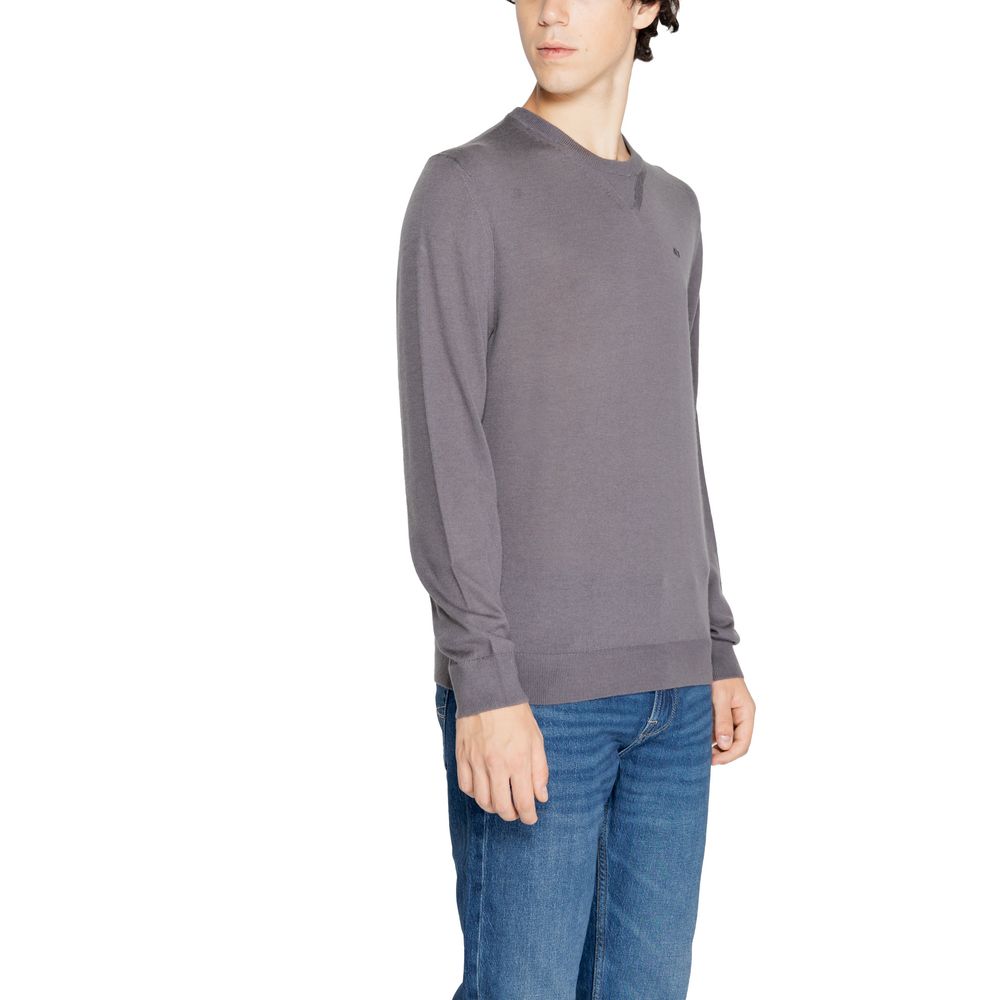 Armani Exchange Gray Wool Sweater