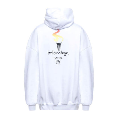 Balenciaga White Cotton Sweater