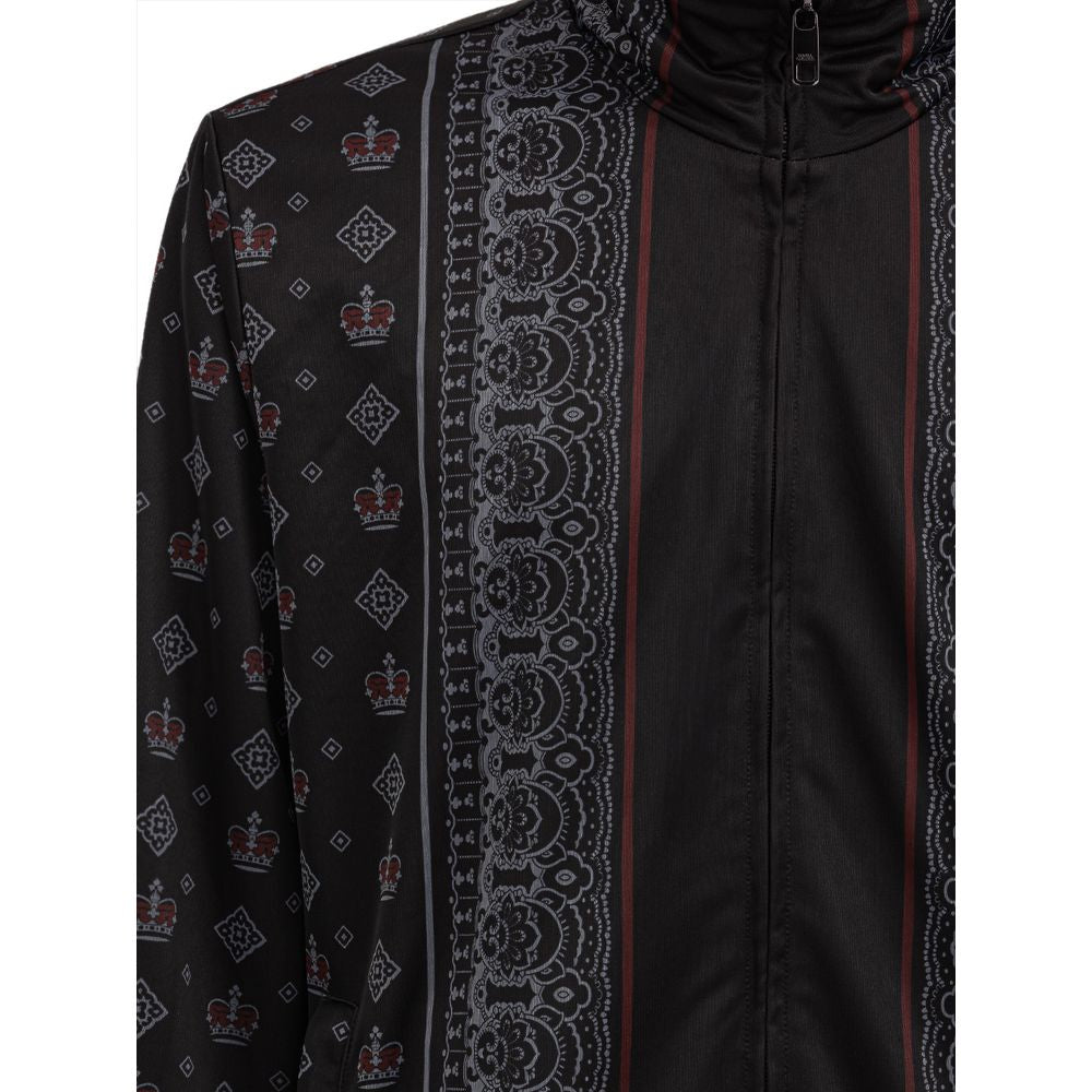 Dolce & Gabbana Black Polyester Sweater