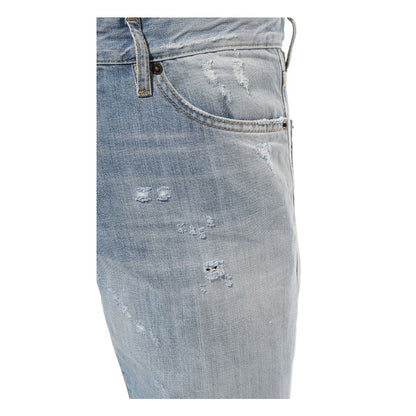 Dsquared² Light Blue Cotton Jeans & Pant