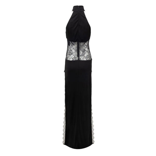 Retrofête Black Viscose Dress