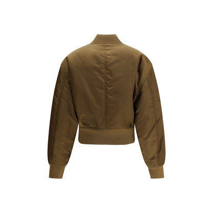 Saint Laurent Glossy nylon bomber Jacket