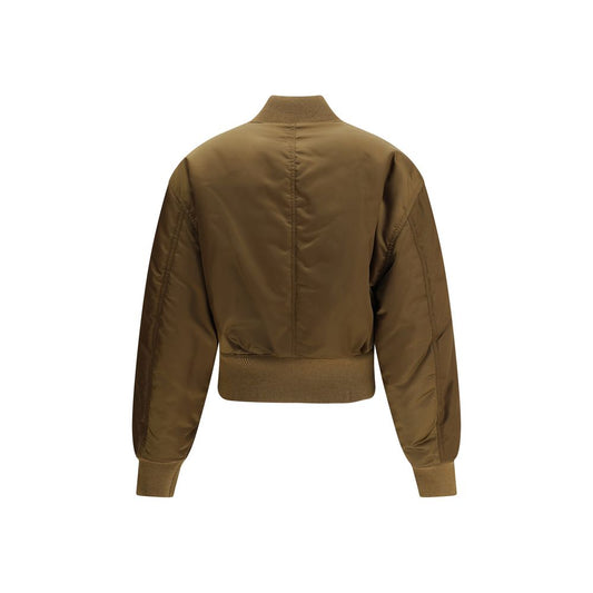 Saint Laurent Glossy nylon bomber Jacket