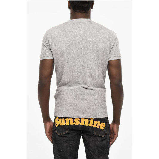 Dsquared² Cotton Crew-neck T-shirt with Frontal Print