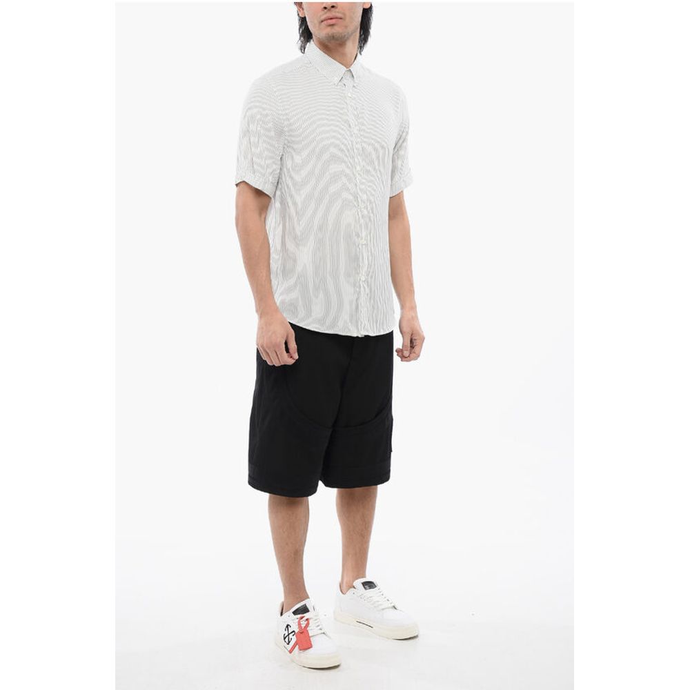 Off-White Awning Striped Buttons Down Shirt