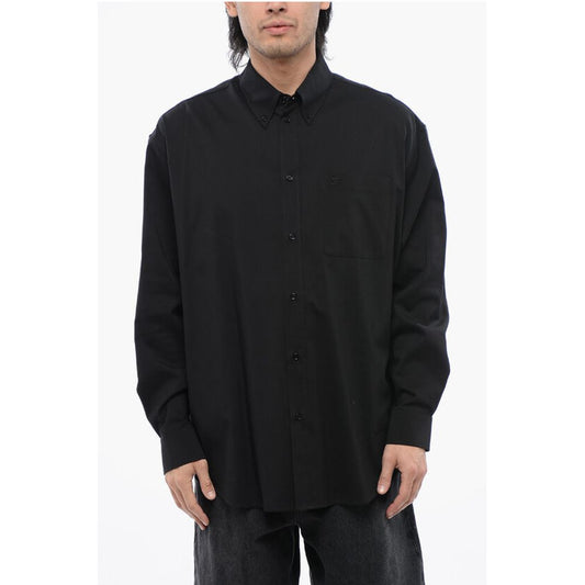 Off-White Buttons Down Solid Color Shirt