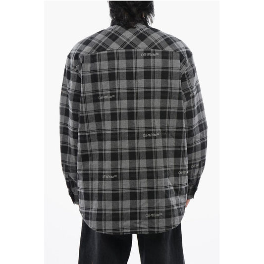 Off-White Checkered Padded Overshirt