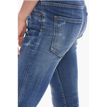 Dsquared² Dark Wash SKINNY FIT Denims with Belt Loops 14cm