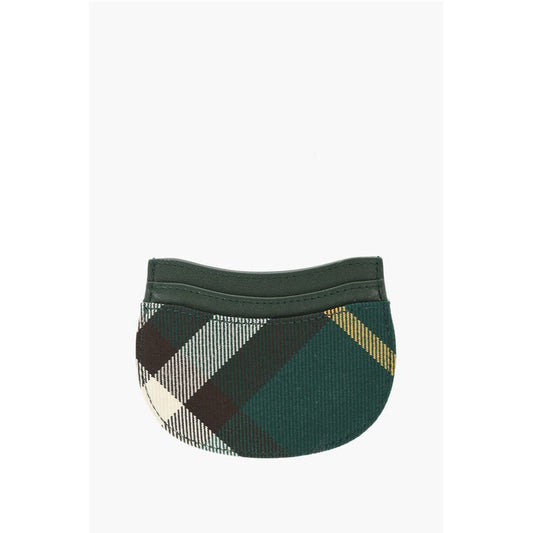 Burberry Checked Leather and Fabric ROCKING HORSE Card Holder