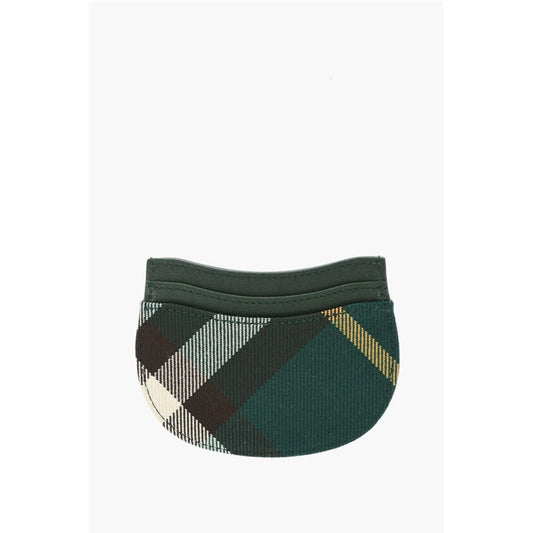 Burberry Checked Leather and Fabric ROCKING HORSE Card Holder