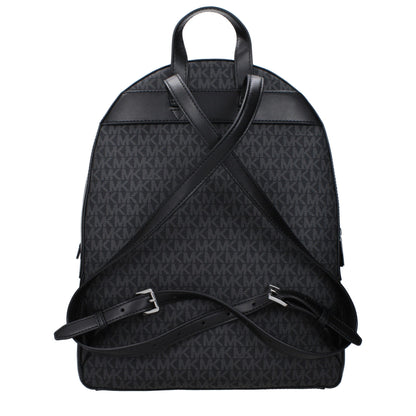 Michael Kors Black Fabric Backpack